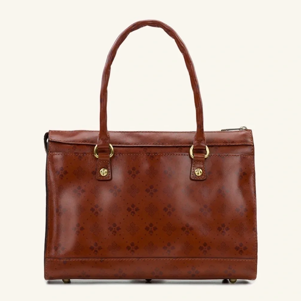 Patricia Nash Josselin Satchel Signature Floret Print